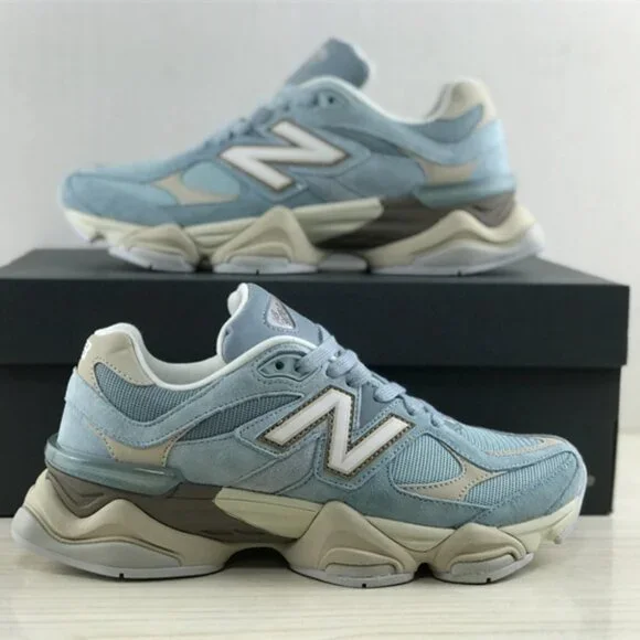New Balance 9060 Mens Sneakers in Blue Haze and Beige - Picture 8 of 15